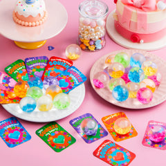 30 Valentine's Day Stress Balls with Cards