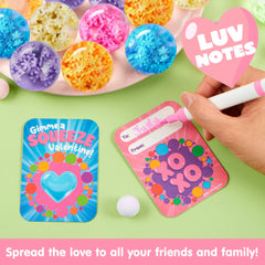 30 Valentine's Day Stress Balls with Cards