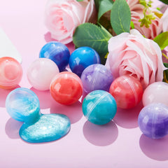 30-Pack Valentine's Day Cards with Rainbow Slime Fidget Toys for Classroom Exchange