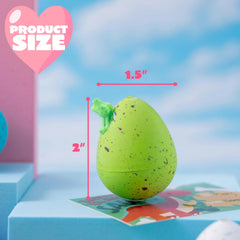 30 Packs Valentine's Day Cards with Hatch Growing Dinosaur Eggs Toys and Hangers for Classroom Exchange Gifts