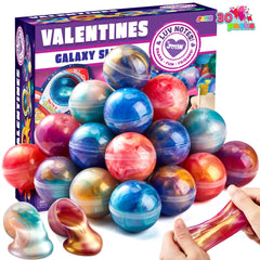 30 Cosmic Realm Valentine Slime with Kids Valentines Cards