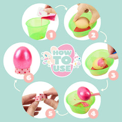 34-Piece Easter Egg Dye DIY Kit for Kids Activities & Parties