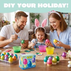 34-Piece Easter Egg Dye DIY Kit for Kids Activities & Parties