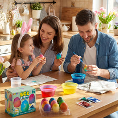 35-Piece Rainbow Easter Egg Dye DIY Kit for Kids Activities & Party
