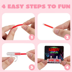 36 Valentine's Day Gift Cards with Glow-in-the-Dark Rings