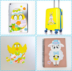 36-Piece Easter Mix & Match Make-a-Face Animal Stickers