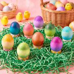 37-Piece Wrap Art Easter Egg Dye Kit for Kids Activities & Party