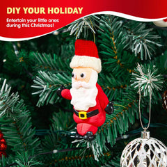 Christmas Snowman, Santa, and Gingerbread Man Craft Kit (3-Pack)