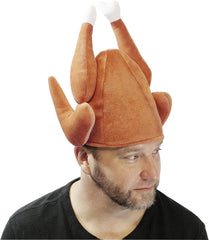 3-Piece Plush Roasted Turkey Hat Set
