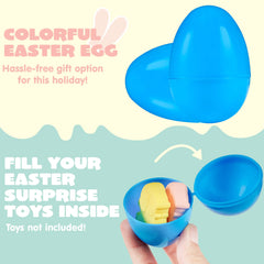 200PCS Fillable Plastic Eggs - Empty Colorful Bright Eggshells (3.15 inches)