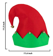 3-Pack Colorful Holiday Elf Hats