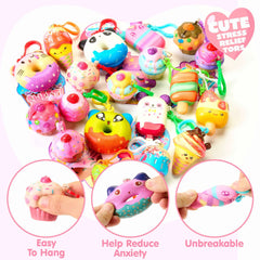 30 Cute Valentine's Day Keychains with Cards for Kids Gift Exchange
