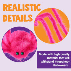 5 Ft Halloween Spider Decorations for Outdoor Use