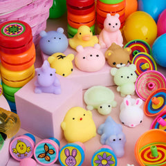 400 Prefilled Easter Eggs with Assorted Toys Inside, Plus 400 Stickers