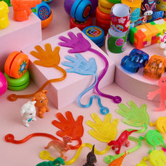 400 Prefilled Easter Eggs with Assorted Toys Inside, Plus 400 Stickers