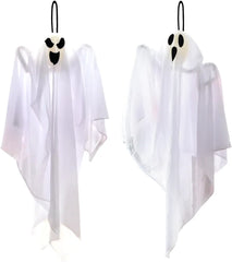 2 Pack 27.5" Halloween Hanging Ghosts Outdoor Decoration