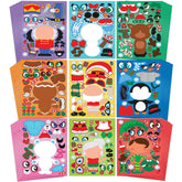Christmas Make-A-Face Sticker: Create Your Own Arts & Crafts