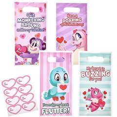 48-Piece Valentine's Day Treat Bags for Kids