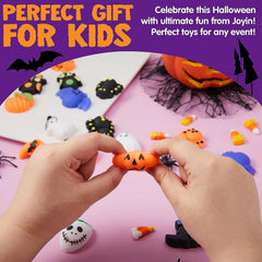 48-Pack Halloween Mochi Squishy Toys for Kids