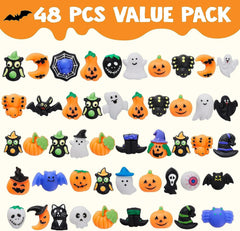 48-Pack Halloween Mochi Squishy Toys for Kids