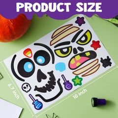 48 Pcs Halloween Pumpkin Stickers