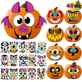 48 Pcs Halloween Pumpkin Stickers