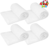 4 Pcs Christmas Snow Blanket Roll (3x8 Ft) for Holiday Decorations