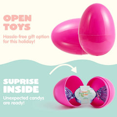 24 Pack Easter Candy-Filled Plastic Eggs