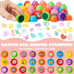 48 Easter Egg Stampers for Kids