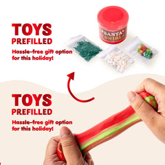 Dessert Slime Advent Calendar - 24 Days Christmas Countdown Kit