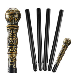 Vintage Gold Halloween Staff Walking Cane