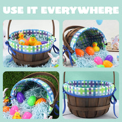 Easter Woven Basket with Lining