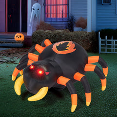 4FT Halloween Inflatable Spider with Remote Control