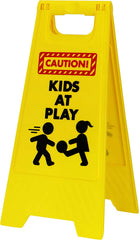4-Pack Caution: Kids at Play Warning Signs