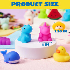 50 Mini Mochi Party Favors for Kids Classroom Prizes