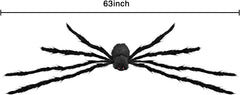3-Pack Realistic Hairy Halloween Spiders