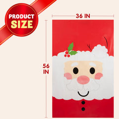56x36 Inch Jumbo Christmas Santa Plastic Gift Wrapping Bag