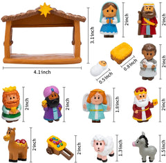 Mini Nativity Decoration