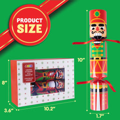 8-Piece Nutcracker-Themed Christmas Cracker Set