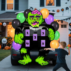 Halloween Trunk or Treat Kit: Zombie Toss Game Theme Decorations