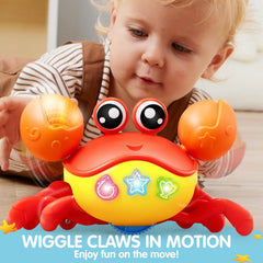 Play-Act Crawling Crab Baby Toy