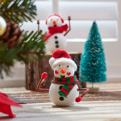 Christmas Snowman Craft Kit, 24 Pack DIY Build Your Own Snowman