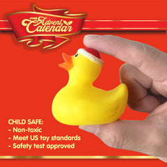 24 Days of Christmas Advent Calendar with Rubber Ducks
