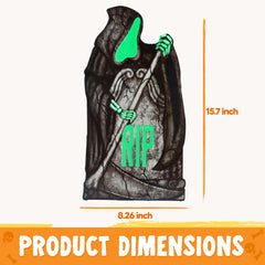 Glow-in-the-Dark Halloween Tombstones for Outdoor Graveyard Decor