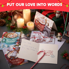 12 Pack Christmas Greeting Cards with Envelopes