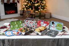36-Pack Christmas Cookie Tins with Lids for Gift Giving