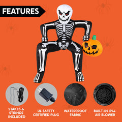 8.5ft Halloween Inflatable Skeleton Decoration
