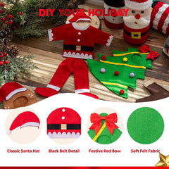 5-Piece Christmas Doll Costume Set