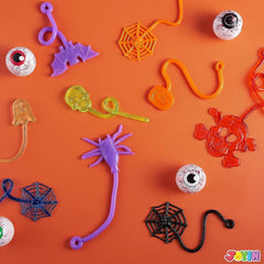 60 Pcs Halloween Stretchy Sticky Toys Bulk for Kids Gift