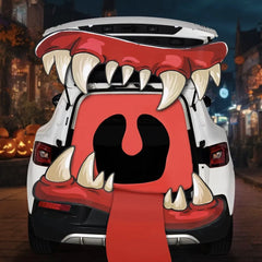 Halloween Trunk Or Treat Car Decorations Kit, Big Mouth Monster